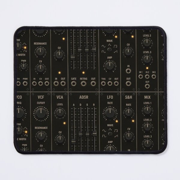 Item preview, Eurorack Module Wall Pattern — Analog Synthesizer Faces designed and sold by NominalSystems.