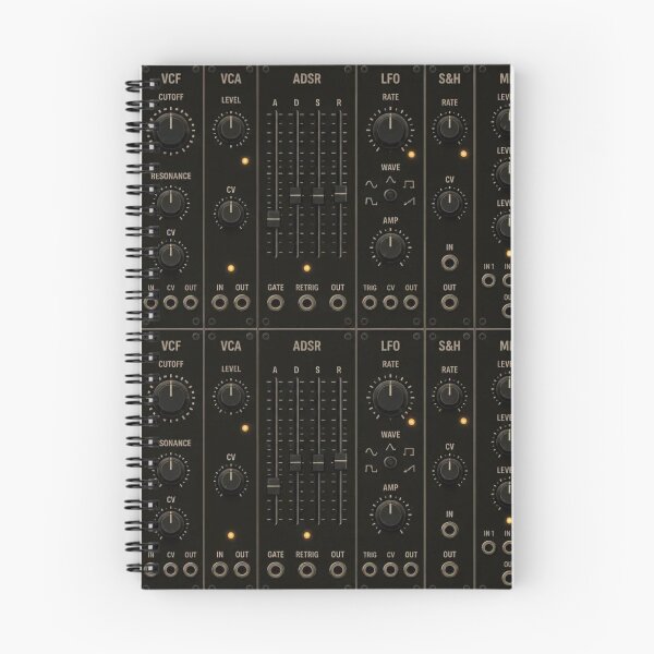 Item preview, Eurorack Module Wall Pattern — Analog Synthesizer Faces designed and sold by NominalSystems.