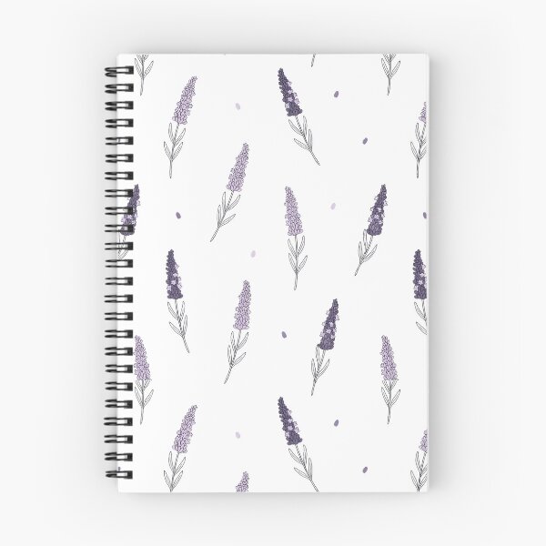 Item preview, Lavender Botanical Line Art Pattern designed and sold by NuvoraNest.