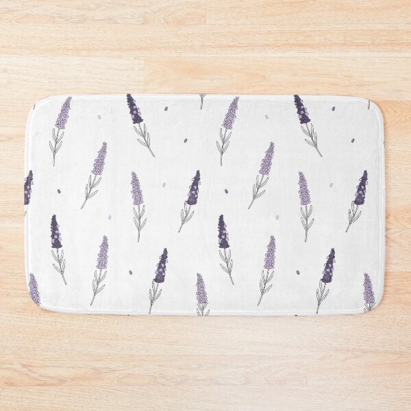 Item preview, Lavender Botanical Line Art Pattern designed and sold by NuvoraNest.