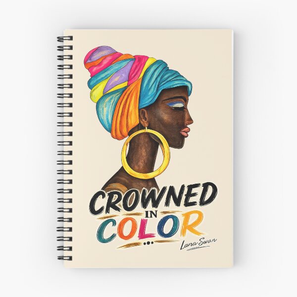 Item preview, CROWNED IN COLOR | African Woman Portrait | Cream Edition by Lana Swan designed and sold by BlueberrySwan.