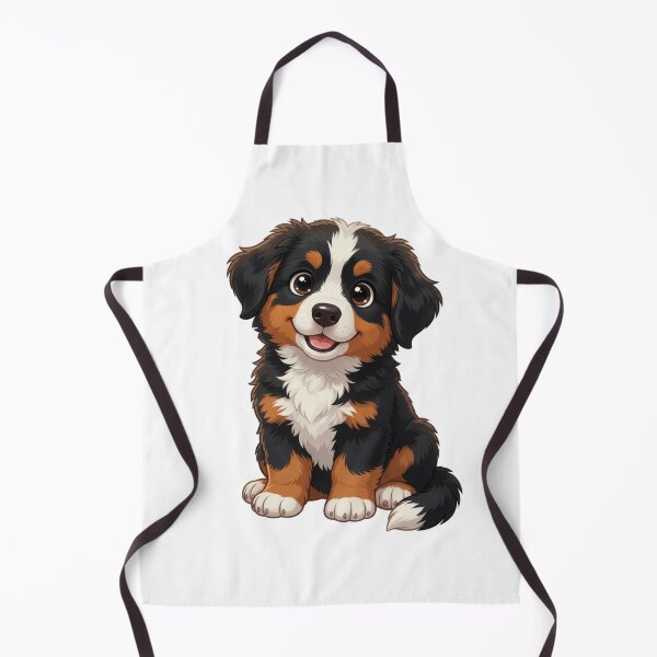 Item preview, Cute Bernese Mountain Dog Puppy – Adorable Cartoon Dog designed and sold by Inky Accessories.