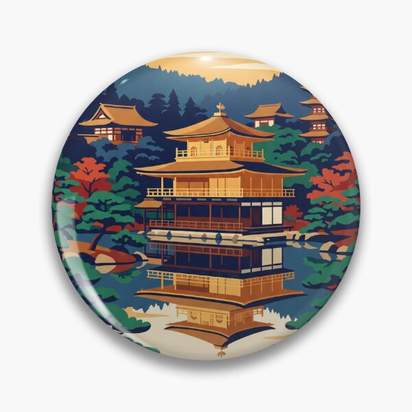 Item preview, Kyoto Japan Vintage Travel Poster designed and sold by Bomax121.