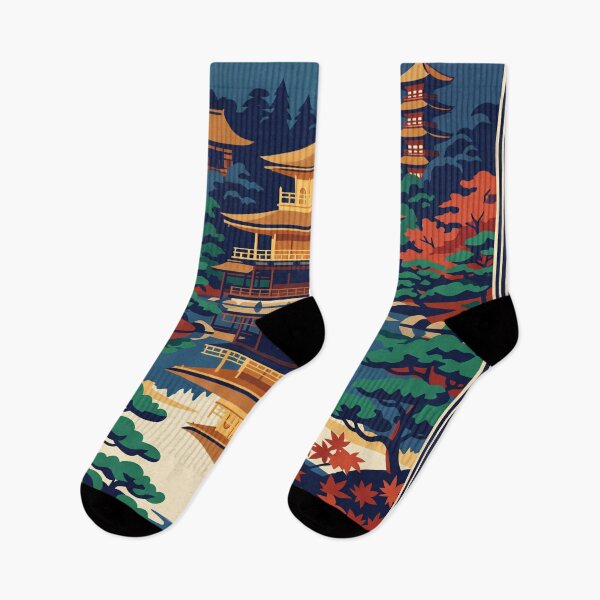 Item preview, Kyoto Japan Vintage Travel Poster designed and sold by Bomax121.