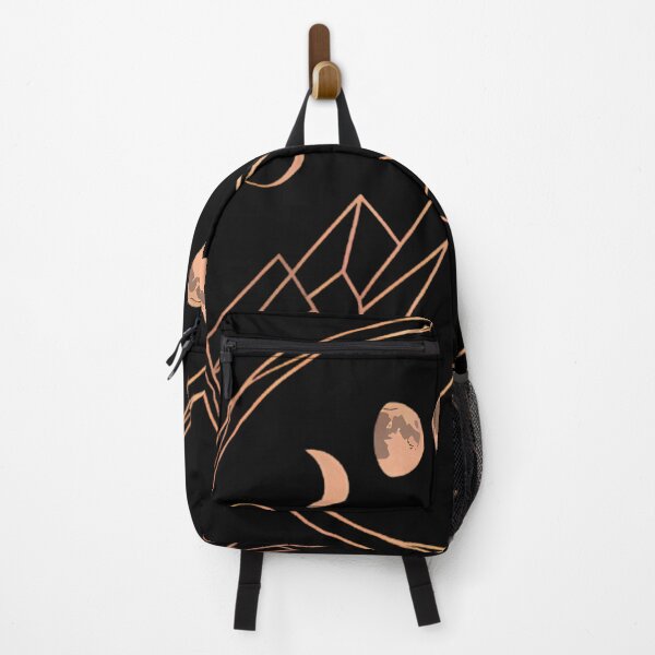 Item preview, Lunar Peaks: Geometric Moon Phases and Mountains designed and sold by PureHarmonyArt.
