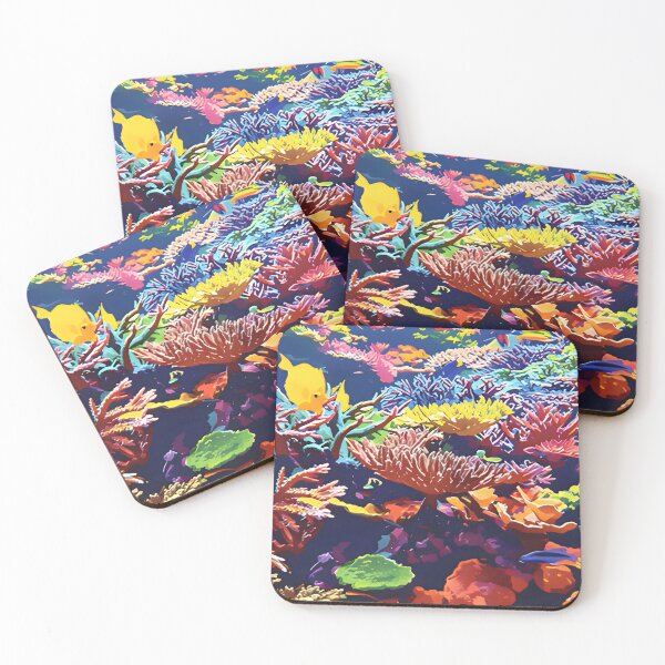 Item preview, Andaman Coral Paradise – Vintage Marine Poster designed and sold by Spirit of Siam.