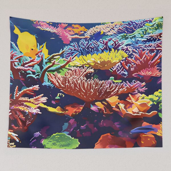Item preview, Andaman Coral Paradise – Vintage Marine Poster designed and sold by Spirit of Siam.