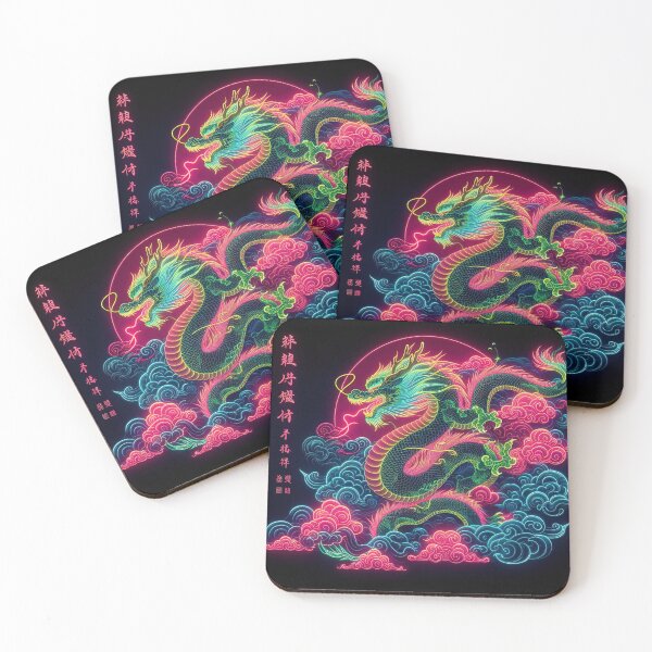 Item preview, The Cyber-Neon Dragon Dynasty designed and sold by bloorose.