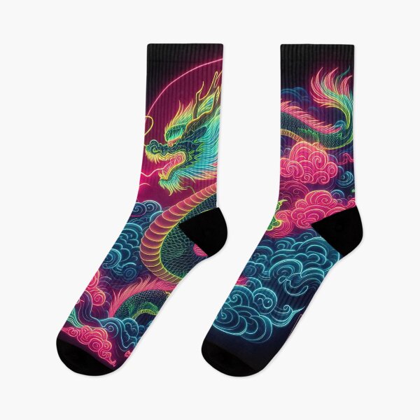 Item preview, The Cyber-Neon Dragon Dynasty designed and sold by bloorose.