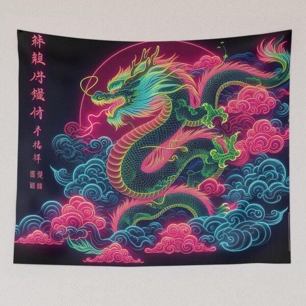 Item preview, The Cyber-Neon Dragon Dynasty designed and sold by bloorose.