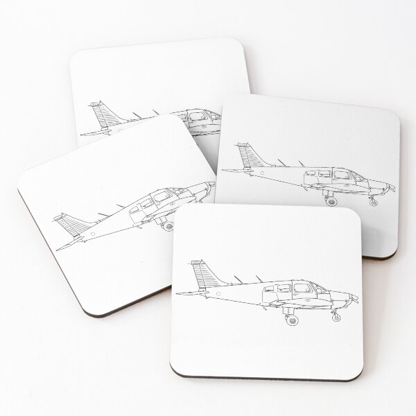 Item preview, Airplane Sketch Piper Warrior PA-28-161 designed and sold by skye-studio.