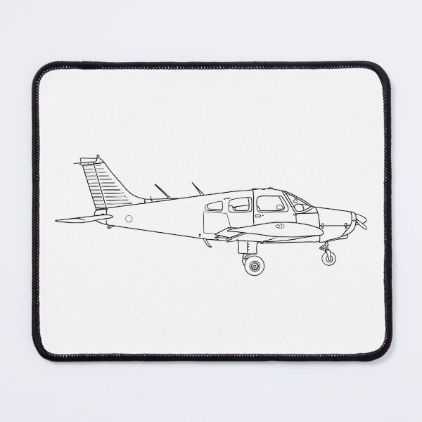 Item preview, Airplane Sketch Piper Warrior PA-28-161 designed and sold by skye-studio.