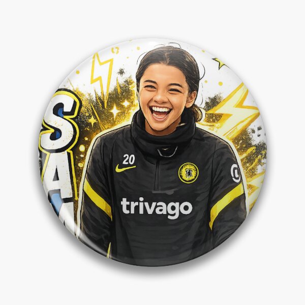 Item preview, Sam Kerr Cartoon Illustration | Women's Football Art designed and sold by Créat 213.