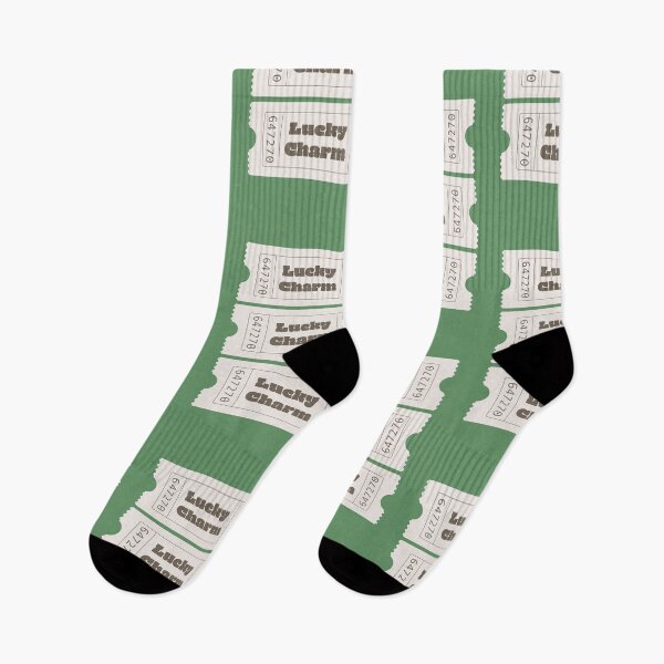 Item preview, Green Aesthetic Lucky Charm Tickets Design, Law of Attraction & Manifestation Artwork designed and sold by SpringTeaDesigns.