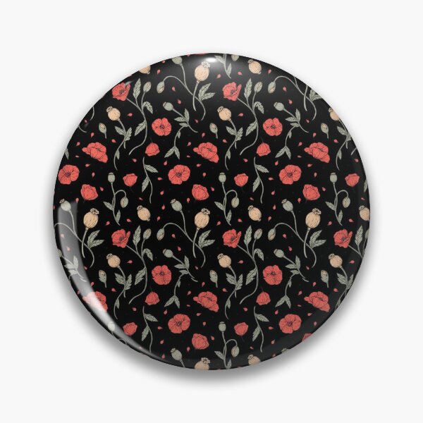 Item preview, Red Poppy Floral Seamless Pattern designed and sold by NuvoraNest.