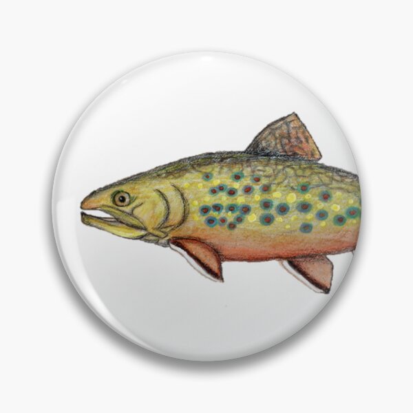 Item preview, Brook Trout looking for lunch designed and sold by shelley momany.