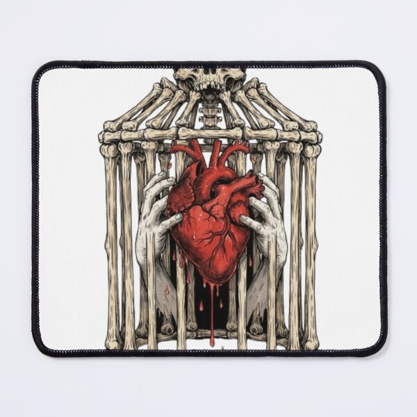 Item preview, Dark Surrealism Bleeding Heart Bone Cage designed and sold by Covenist.