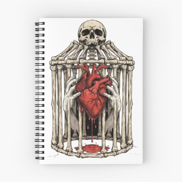 Item preview, Dark Surrealism Bleeding Heart Bone Cage designed and sold by Zacushi.