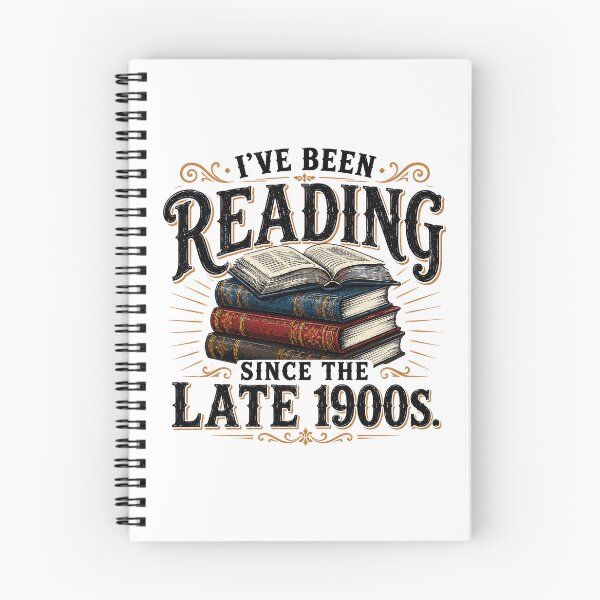 Item preview, I've Been Reading Since the Late 1900s Funny Book Lover Shirt | Librarian Humor | Vintage Reader Quote Design designed and sold by 76Valeria.