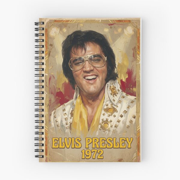 Item preview, ​Elvis Presley 1972 - Las Vegas Era Vintage Art Poster designed and sold by ElvisVintagePosters.