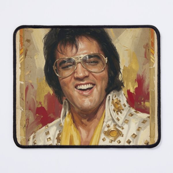 Item preview, Elvis Presley 1972 - Las Vegas Era Vintage Art Poster designed and sold by ElvisVintagePosters.