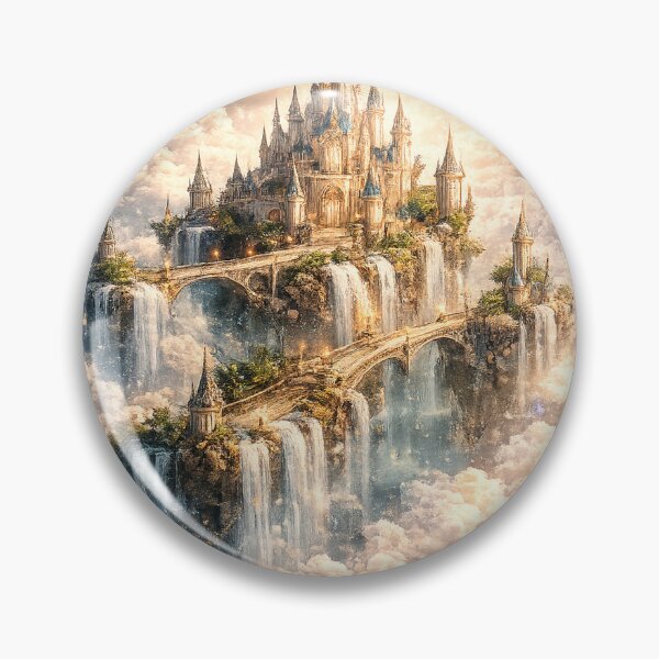 Item preview, Floating Castle in the Clouds designed and sold by creativezoneco.