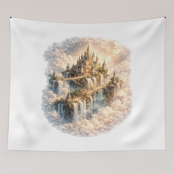 Item preview, Floating Castle in the Clouds designed and sold by creativezoneco.