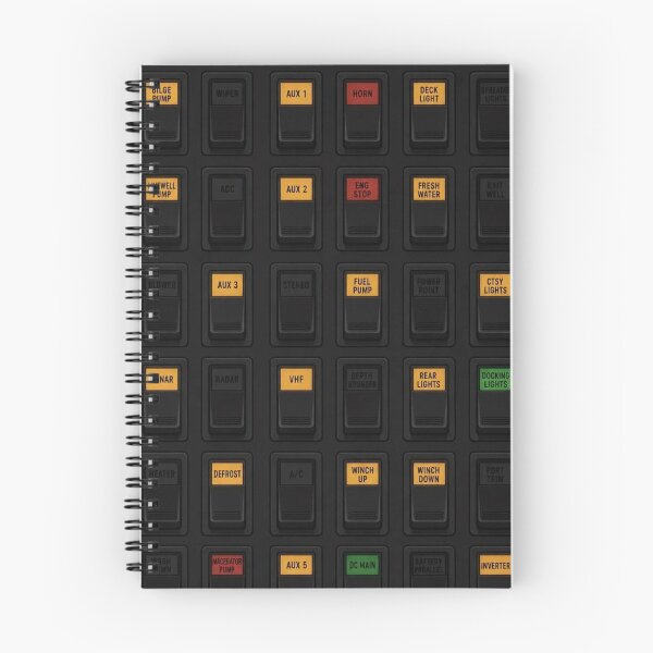 Item preview, Illuminated Rocker Switch Pattern — Lit Legend Grid designed and sold by NominalSystems.