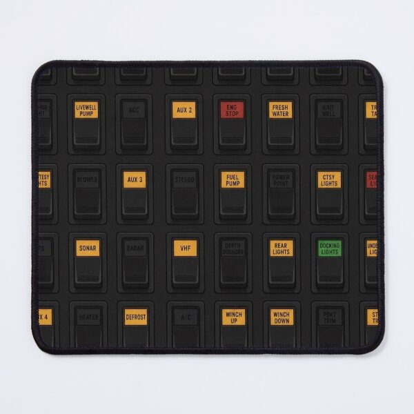 Item preview, Illuminated Rocker Switch Pattern — Lit Legend Grid designed and sold by NominalSystems.