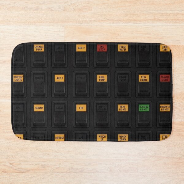 Item preview, Illuminated Rocker Switch Pattern — Lit Legend Grid designed and sold by NominalSystems.