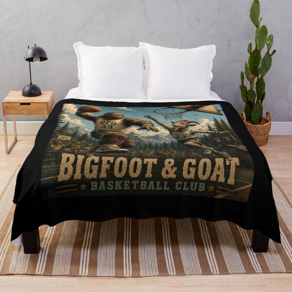 Item preview, Bigfoot and Goat Basketball Club Vintage Sports Adventure designed and sold by NicheBloom.