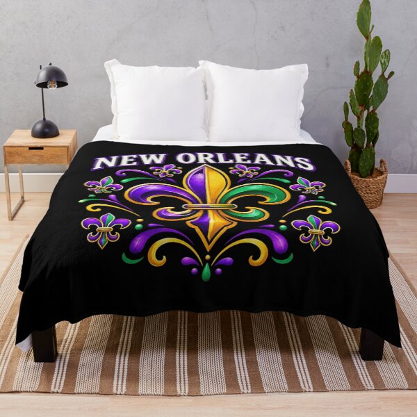 Item preview, New Orleans Fleur-de-Lis Mardi Gras designed and sold by WHConwayDesigns.