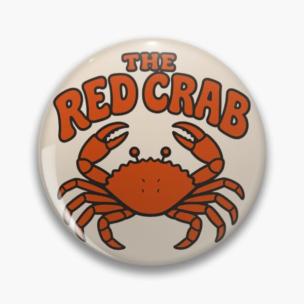 Item preview, The Red Crab Vintage 70s Style Emblem designed and sold by VINTAGE BY LAMBERTINY .