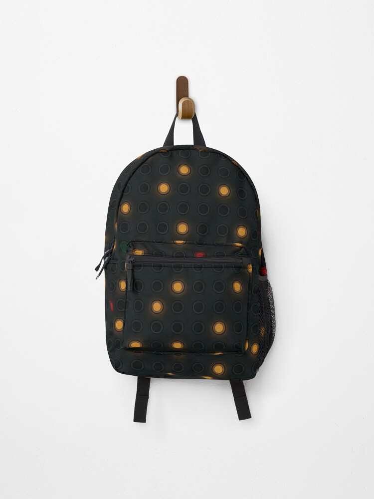 Thumbnail 1 of 3, Backpack, Blinkenlights Pattern — Computer Register Lamp Field designed and sold by NominalSystems.