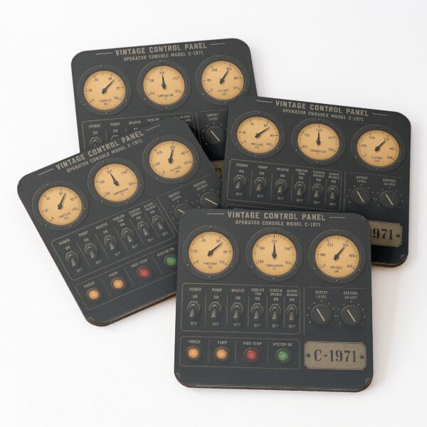 Item preview, Vintage Control Panel — Operator Console Model C-1971 designed and sold by NominalSystems.