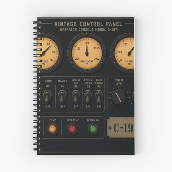 Item preview, Vintage Control Panel — Operator Console Model C-1971 designed and sold by NominalSystems.