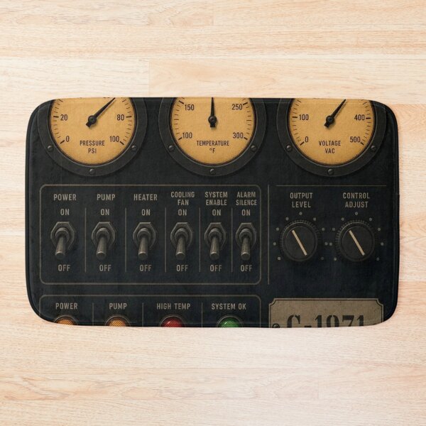 Item preview, Vintage Control Panel — Operator Console Model C-1971 designed and sold by NominalSystems.