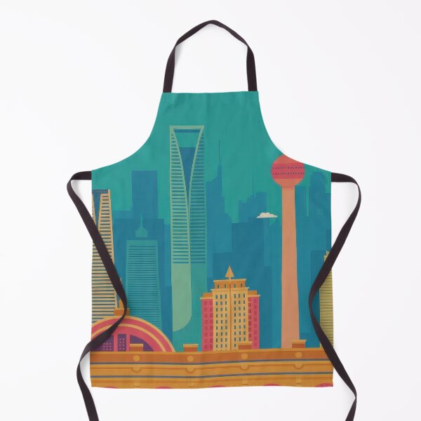 Item preview, Tianjin, Riverfront Towers Wall Art designed and sold by MarkedArtPrints.