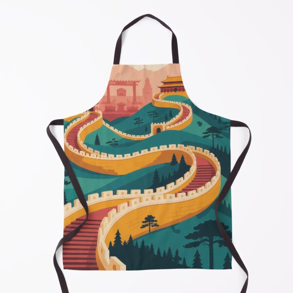Item preview, Beijing, Great Wall Trail Wall Ar designed and sold by MarkedArtPrints.