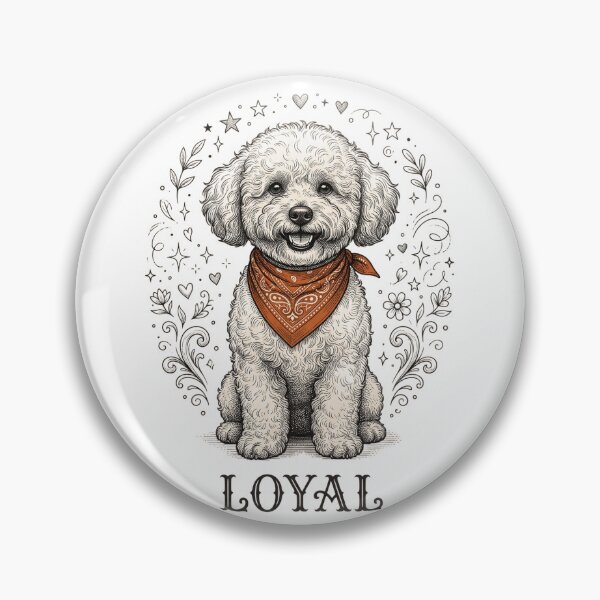Item preview, Fluffy Bichon Frise Sitting Proudly | Cute White Dog Illustration | Bichon Frise Lover Gift Design designed and sold by Softbear Atelier.