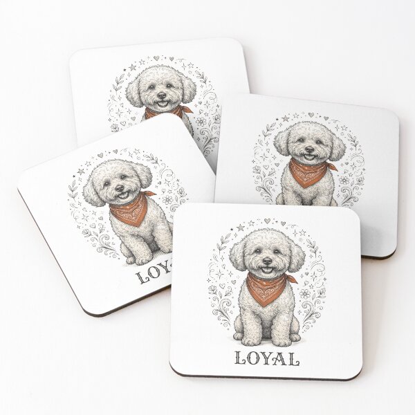 Item preview, Fluffy Bichon Frise Sitting Proudly | Cute White Dog Illustration | Bichon Frise Lover Gift Design designed and sold by Softbear Atelier.