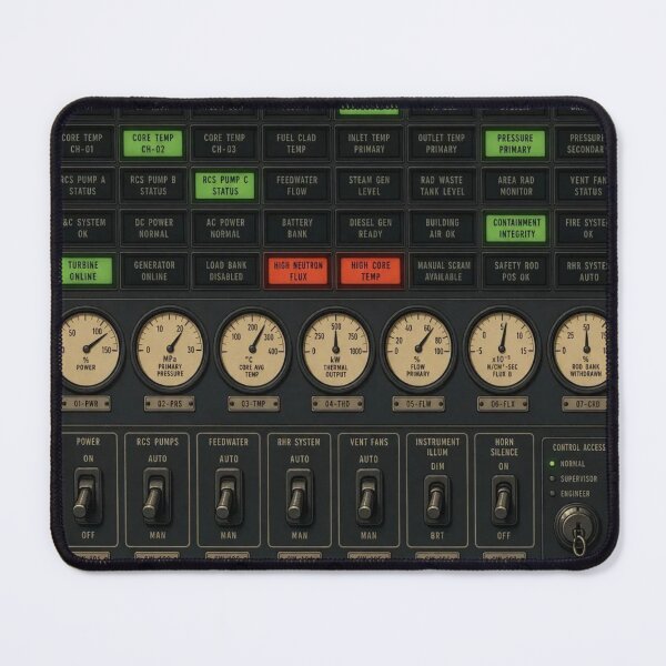 Item preview, Nuclear Reactor Console — Core Monitoring Station R-4 designed and sold by NominalSystems.