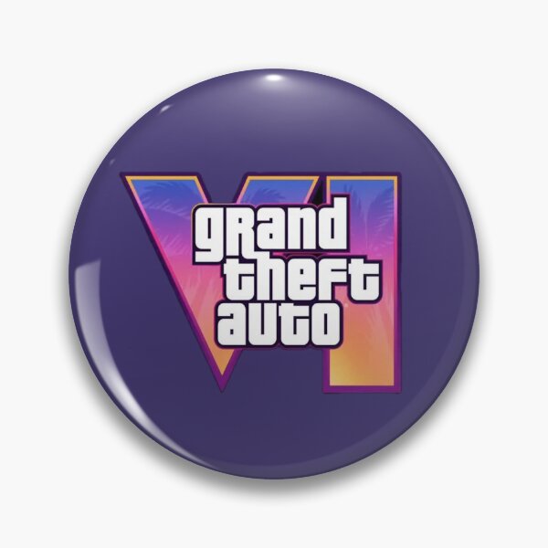 Item preview, GTA 6 Logo designed and sold by Pine & Pixels.