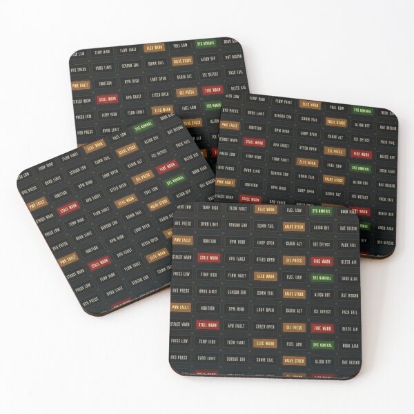 Item preview, Annunciator Panel Pattern — Warning Legend Windows designed and sold by NominalSystems.