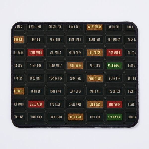 Item preview, Annunciator Panel Pattern — Warning Legend Windows designed and sold by NominalSystems.