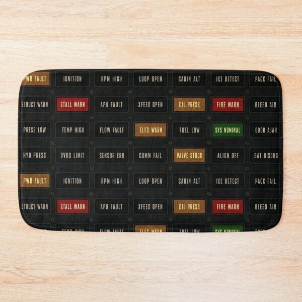 Item preview, Annunciator Panel Pattern — Warning Legend Windows designed and sold by NominalSystems.
