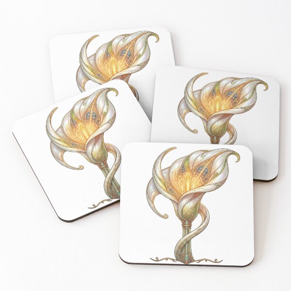 Item preview, Wind-Lily Turbine - Solarpunk Art Nouveau Eco-Futurist Design designed and sold by VibeSource.