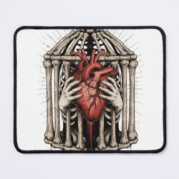Item preview, Macabre Skull Bone Cage and Bleeding Heart designed and sold by Covenist.