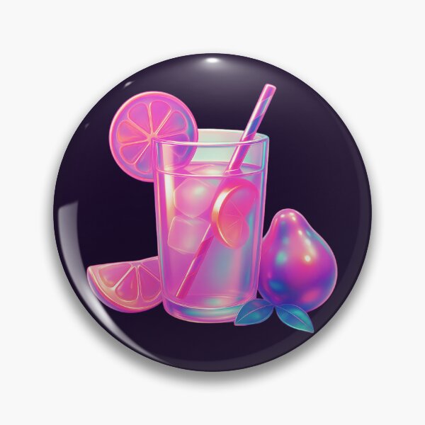 Item preview, Vaporwave Neon Lemonade Retro Summer Drink designed and sold by Moodprint5.
