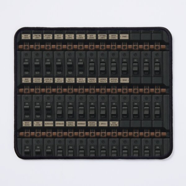 Item preview, Circuit Breaker Panel Pattern — Distribution Board Repeat designed and sold by NominalSystems.